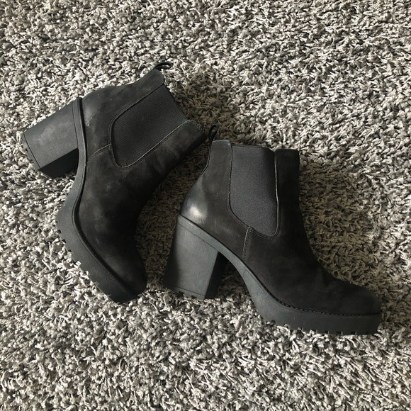Hibou Black Suede Ankle Boots - Picture 4 of 8